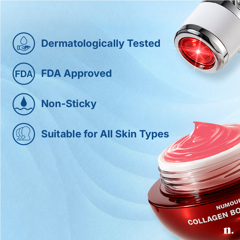 Numour Collagen Bombshell Jelly 30g | Smart Jar with Red LED Therapy
