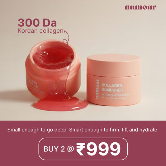 Bundle of 2 Collagen Bombshell Jelly 30g | Ultra small Korean Collagen (300 Da) + Vitamin C + Niacinamide | Without Red LED