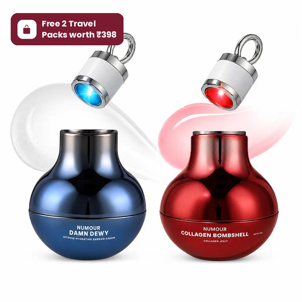 The Smart AM PM Duo | Red Blue LED Collagen & Hydration Routine