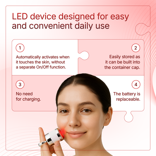 Numour Collagen Bombshell Jelly | Smart Jar with Red LED Therapy