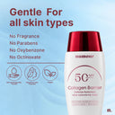 [Launch Offer] SPF 50 PA++++| New Gen UV Filters |Numour Collagen Barrier Defense Sunscreen 50 ml | 2% Hydrolyzed Collagen + 5% Rice Water | Water Burst Texture | In-Vivo Tested