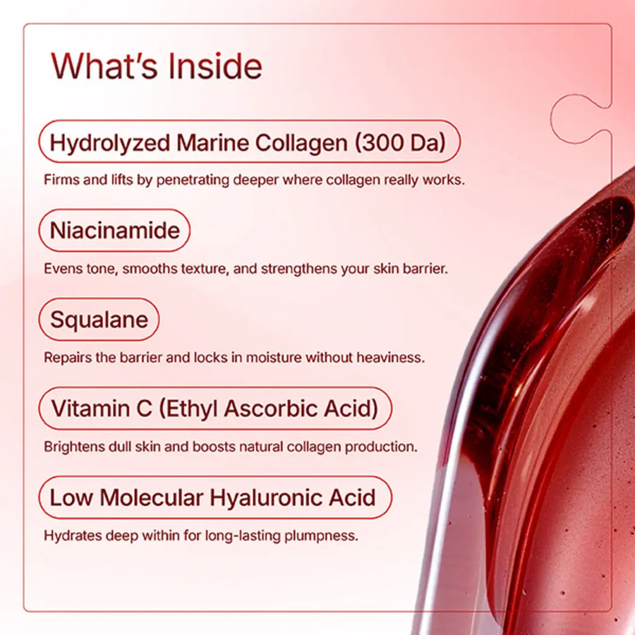 Numour Collagen Bombshell Red LED Smart Jar Duo