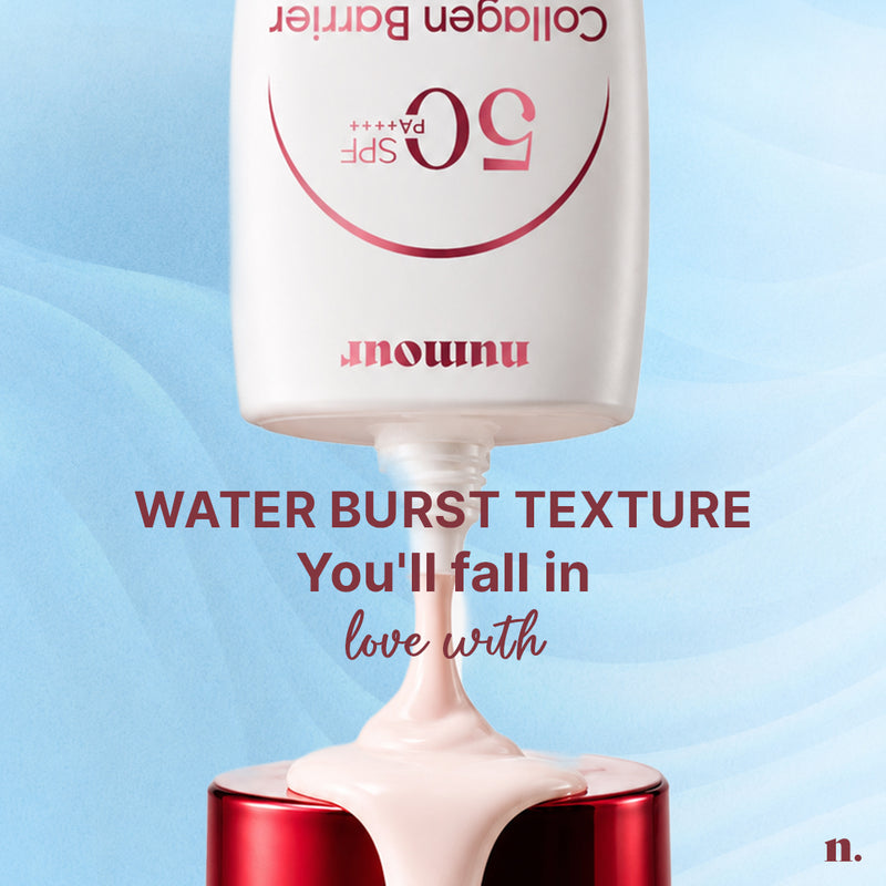 [Launch Offer] SPF 50 PA++++| New Gen UV Filters |Numour Collagen Barrier Defense Sunscreen 50 ml | 2% Hydrolyzed Collagen + 5% Rice Water | Water Burst Texture | In-Vivo Tested