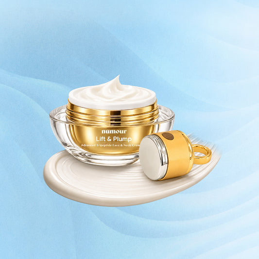 Numour Lift & Plump - Advanced Multipeptide Face & Neck Cream With Sonic Massager