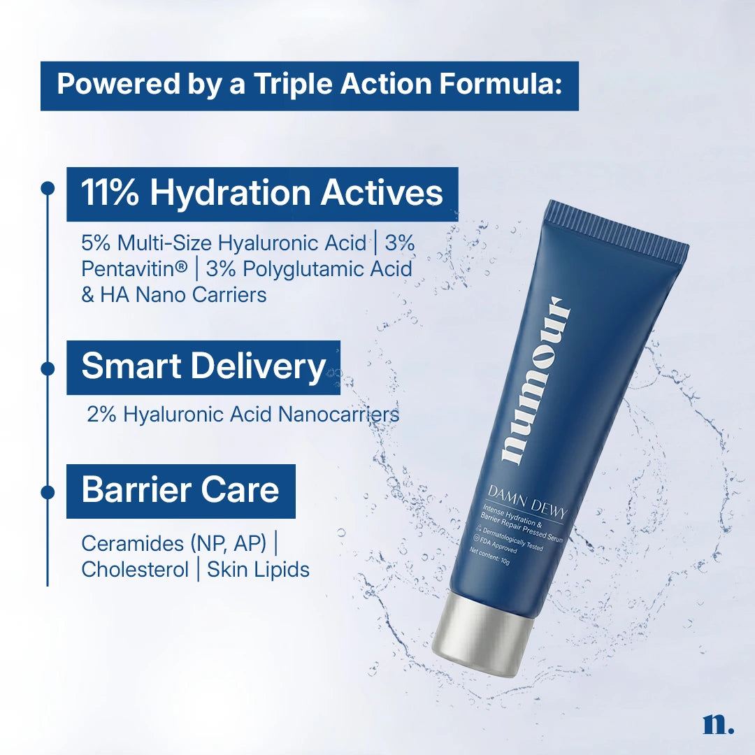 Travel Pack 10g| Numour Damn Dewy Intense Hydration & Barrier Repair Pressed Serum