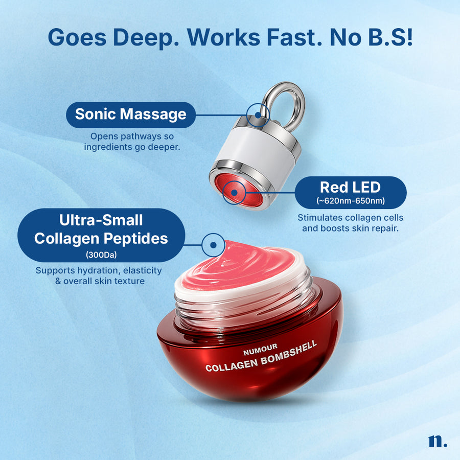 Numour Collagen Bombshell + Damn Dewy Refill Combo