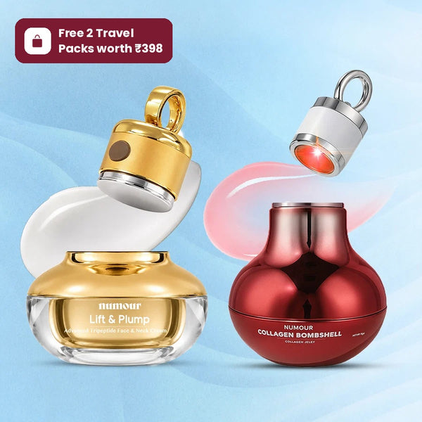 The Face & Neck Duo | Sonic Multipeptide Cream + Red LED Collagen Jar