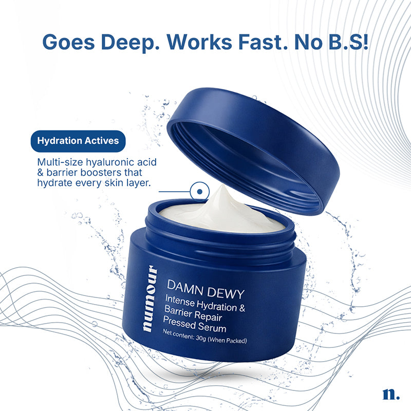 Numour Damn Dewy Smart Duo |Blue LED Jar + Refill