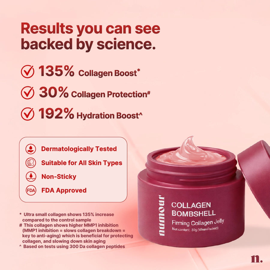 Collagen Bombshell Smart Duo | Red LED Smart Jar + Refill